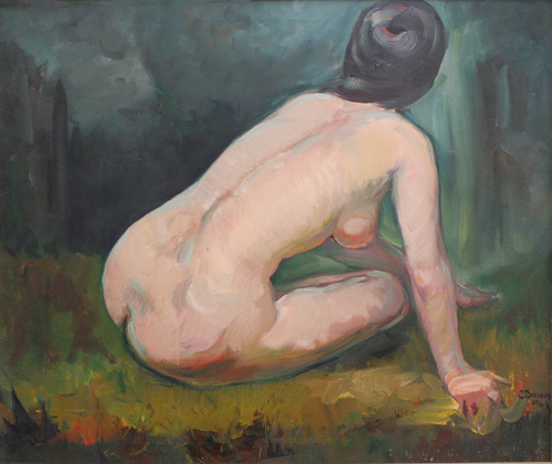 Nude in Landscape